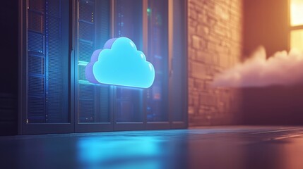 Poster - Using cloud technology to decorate the ceiling of a server room in a modern data center