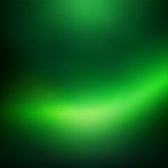 Wall Mural - dark green radial gradient dark neon blurred background with a green glow from below smooth green gr