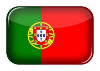 Fototapete - Portugal web icon rectangle button
