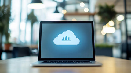 Poster - Cloud storage lets you save your files online, like on a giant computer in the sky. It keeps your data safe and lets you access it from anywhere with an internet connection.