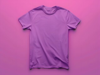 vibrant purple t-shirt mockup