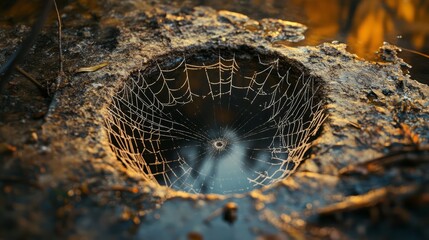 spider on a web