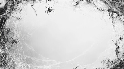 Wall Mural - spider web background
