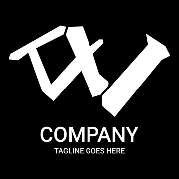 W letter sports logo design. Letter W logo design, for company, t-shirts, etc. Simple and sporty letter logo design.
