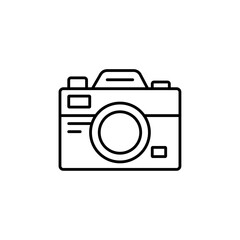 Wall Mural - camera icon Flat logo isolated symbol