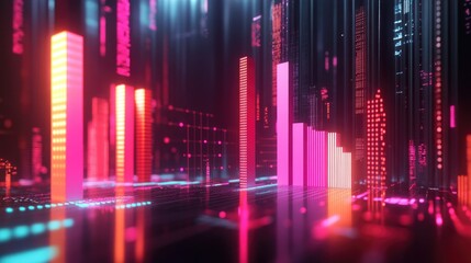 Poster - Vibrant Colorful Data Visualization in Modern Design