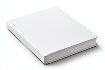 Poster - A white book with no writing on it