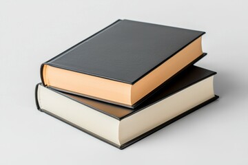 Canvas Print - Two books stacked on top of each other