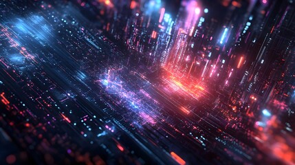 Abstract technology big data background concept.
