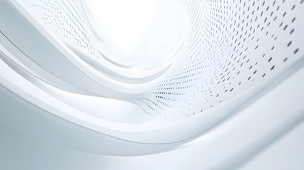 Poster - white futuristic background . 