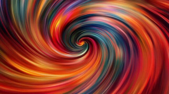 Abstract digital art with swirling colors, vibrant and dynamic, a representation of energy and movement