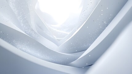 Poster - white futuristic background . 