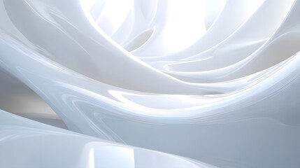 Poster - white futuristic background . 