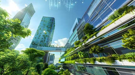 Fototapete - Design a green technology-based household product that reduces energy consumption, is biodegradable, and integrates IoT features for smart home compatibility.