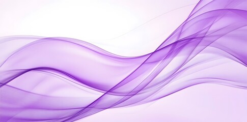 Poster - Abstract Purple Waves