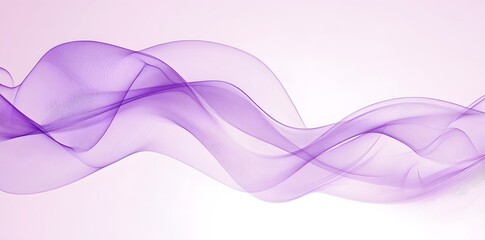 Poster - Abstract Purple Waves