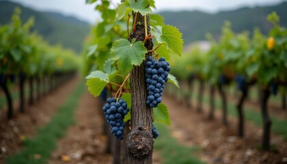 Sticker -  Bountiful harvest in the vineyard