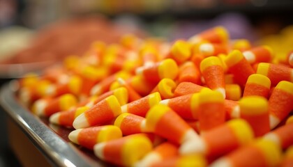 Poster -  A bounty of vibrant candy corn