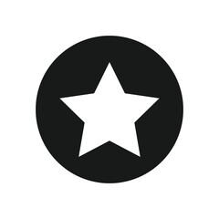 Poster - Star black element design isolated on white. Vector illustration