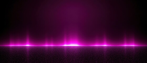 Abstract pink light gradient with reflections on a dark background, creating a vibrant and modern visual effect.