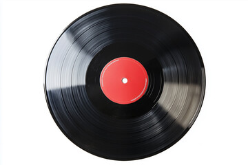 Vinyl record isolated on white background.