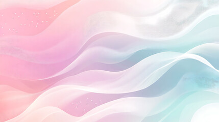 Leinwandbilder - Abstract pastel background with soft, flowing lines and subtle glitter.