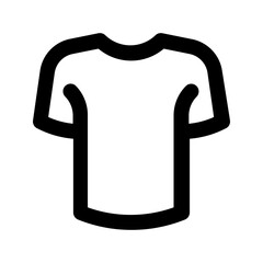 Wall Mural - tshirt outline color icon