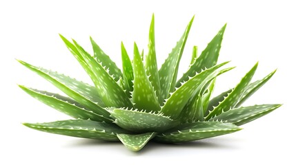 Closeup of Fresh Aloe Vera Plant