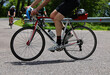 © ChiccoDodiFC - racing bike with cyclist doing a cycle touring route on the roads