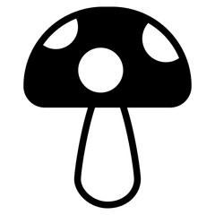 Wall Mural - mushroom icon