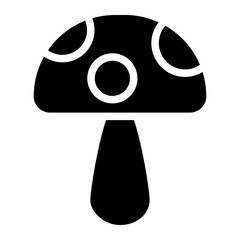 Wall Mural - mushroom icon