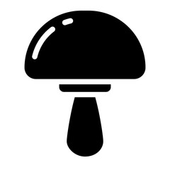 Wall Mural - mushroom icon