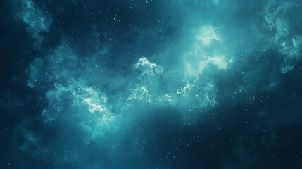 Wall Mural - mysterious nebula cloud in deep space with twinkling stars. ethereal cosmic scene capturing the beau