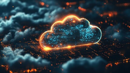 Poster - Cloud computing is a key enabler of digital transformation, allowing businesses to scale operations, store data securely, and access services from anywhere in the world.