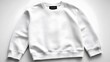 © Warakorn - Crewneck mockup with detailed ribbed cuffs and hem on a plain backdrop
