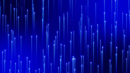 Abstract Moving Lines Background Blue Loop