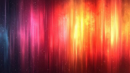 Poster - colorful abstract digital background with vibrant streaks of light and radiant hues creating a dynam