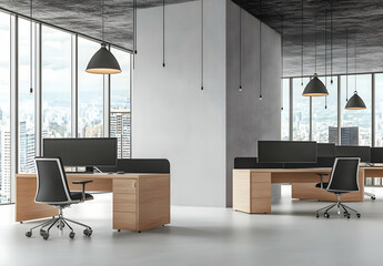 Modern Open Space Office Interior Design