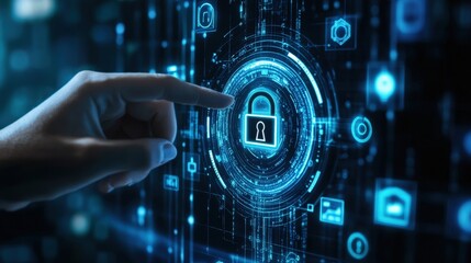 Poster - Cybersecurity is critical in digital transformation, as businesses need to safeguard their data, systems, and customer information from increasingly sophisticated cyber threats
