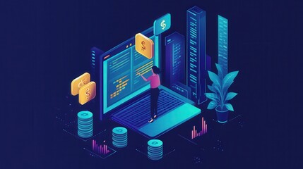 Poster - Decentralized finance is revolutionizing traditional finance through blockchain, offering services like lending and trading without centralized institutions.