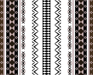 Wall Mural - abstract Traditional geometric ethnic fabric pattern ornate elements with ethnic patterns design for textiles, rugs, clothing, sarong, scarf, batik, wrap, embroidery, print, curtain, carpe