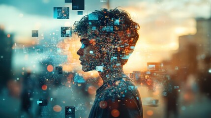 Poster - Digital media has transformed expression, allowing individuals to share thoughts instantly with a global audience