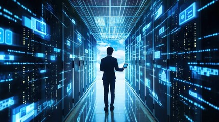 Poster - Digital transformation enables better collaboration across departments, as cloud-based tools and integrated systems ensure that data is accessible to all relevant teams
