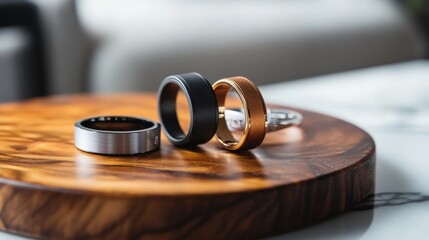 Poster - Discover the smart rings that track activity, monitor sleep, and support contactless payments, offering a discreet and stylish alternative to bulkier wearables.
