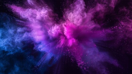 Wall Mural - explosion of colors and neon.