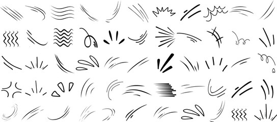 Wall Mural - abstract line movement elements in dynamic vector designs. featuring curved, wavy, and flowing lines