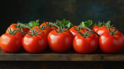 Fresh, ripe tomatoes