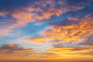 Wall Mural - Sunset nature composition.