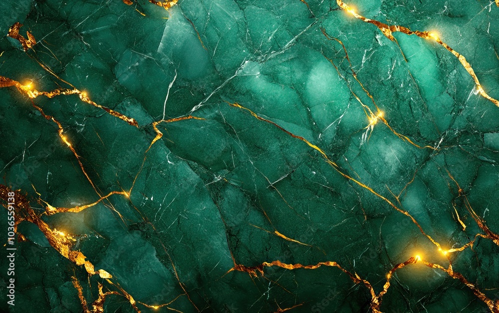 Stunning emerald green marble texture with gold veins for elegant ...