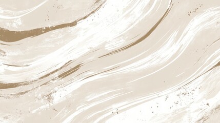 Poster - Brushstroke background in aged beige with a grunge hand drawn marble effect